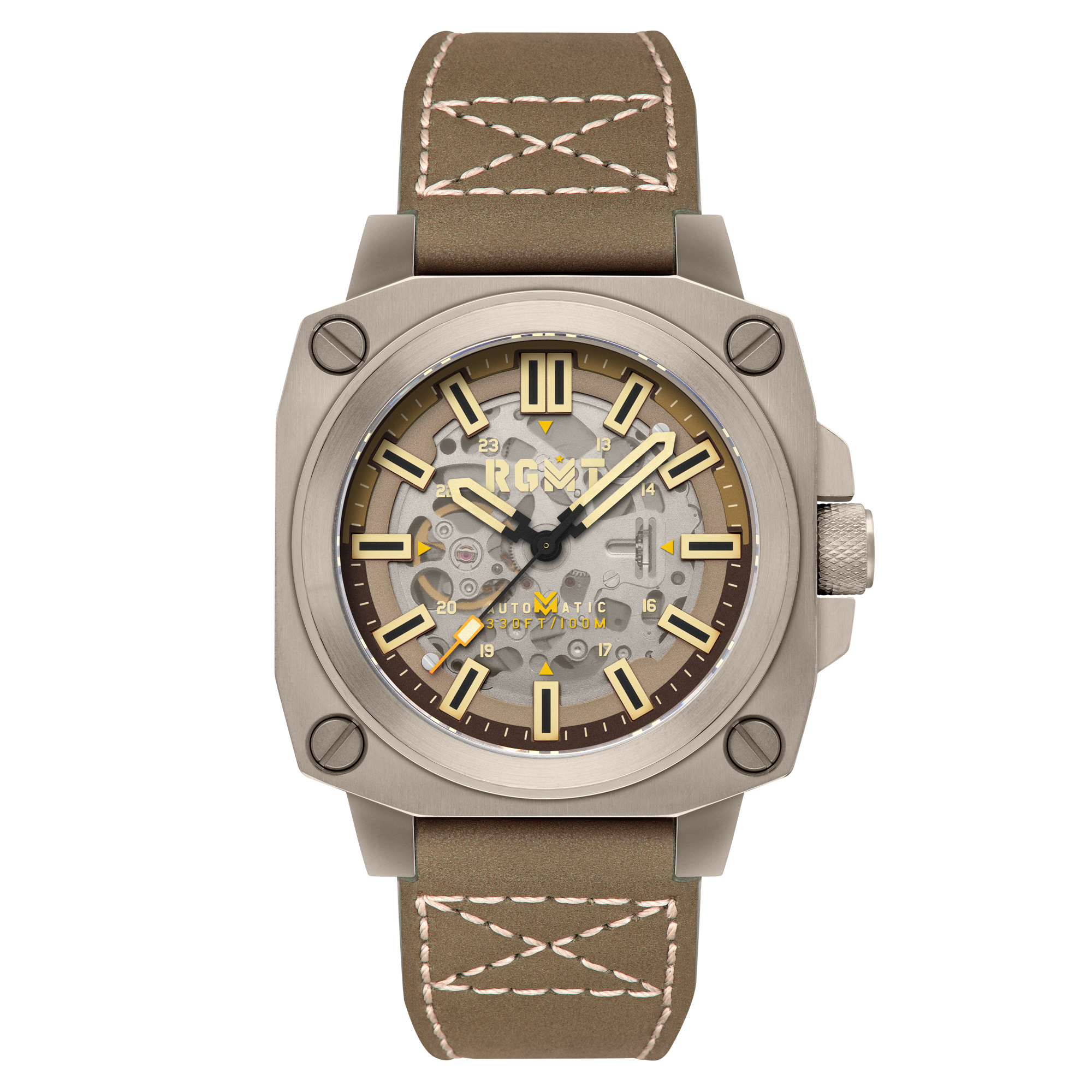 Khaki Brown | Altimeter Skeleton Automatic