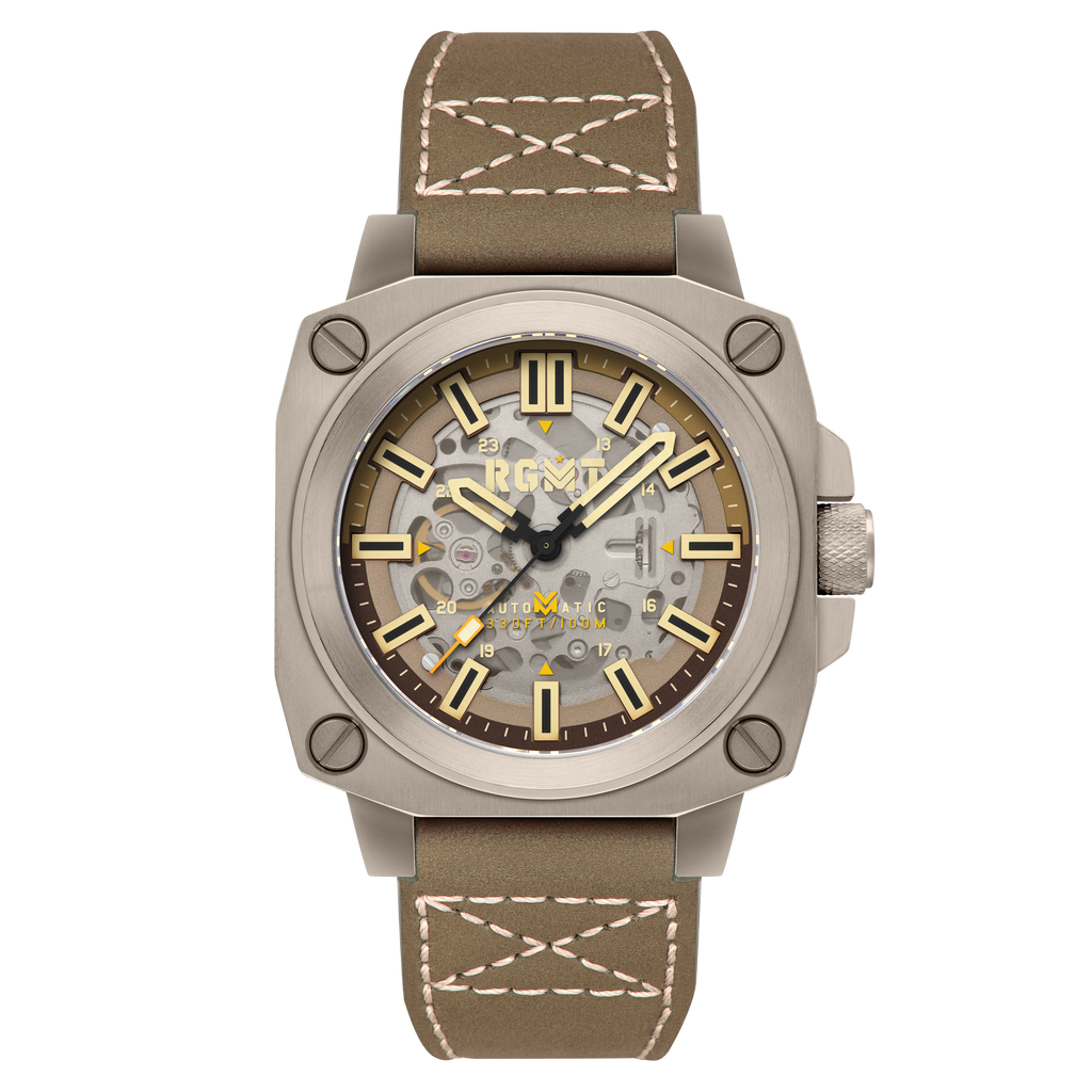Khaki Brown | Altimeter Skeleton Automatic