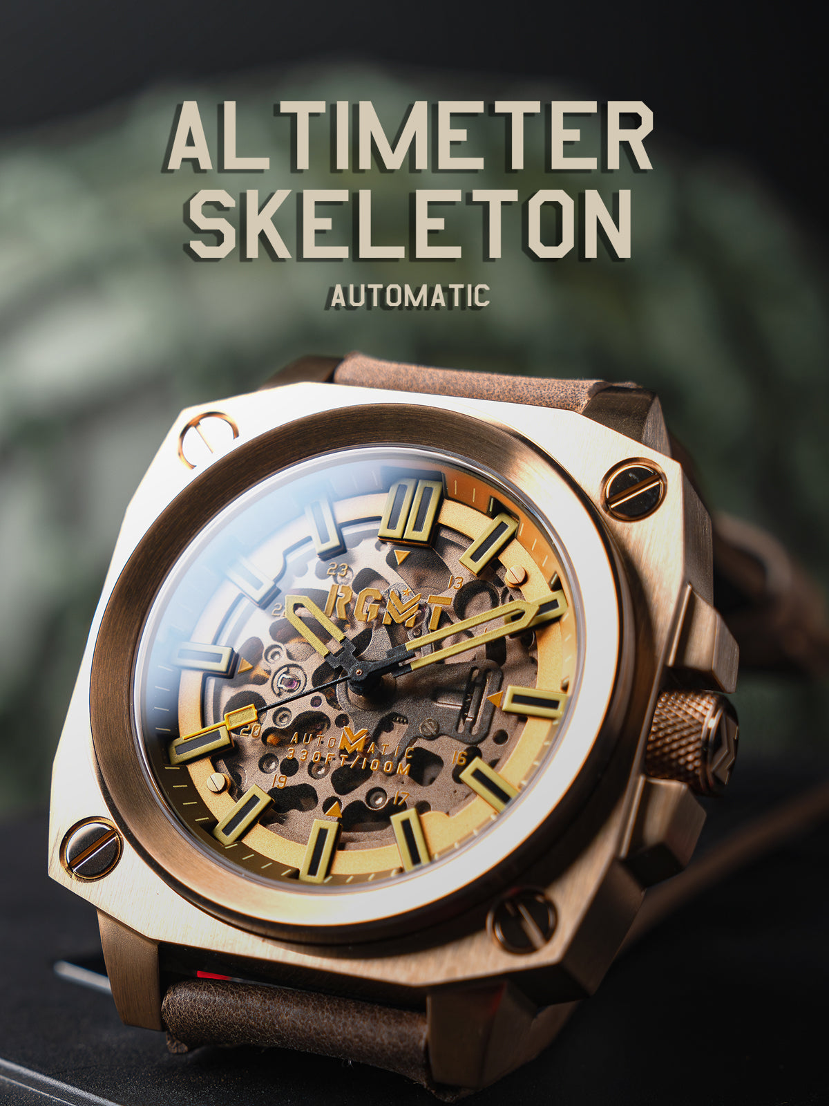 ALTIMETER SKELETON AUTOMATIC RG-8064