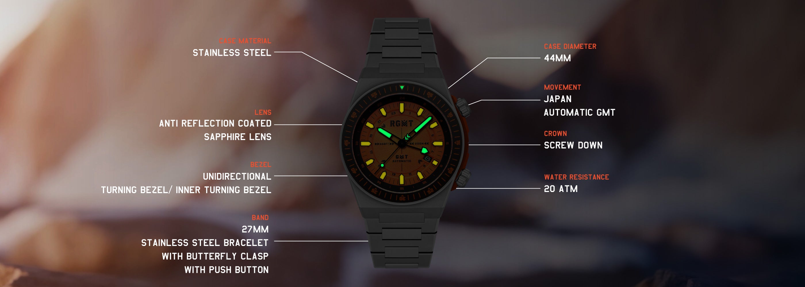 Marksman GMT Automatic RG-8073