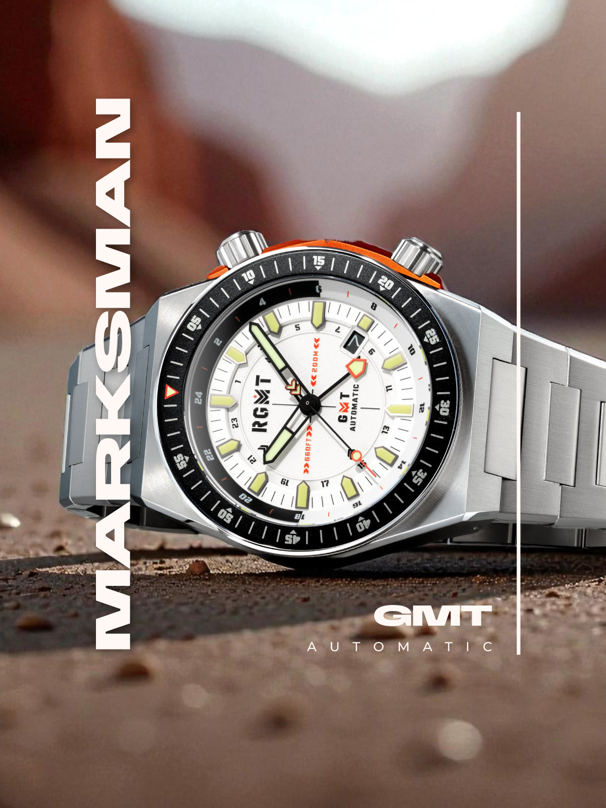 マクラメ Marksman GMT Automatic RG-8073